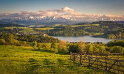 Tatry jezioro zamek