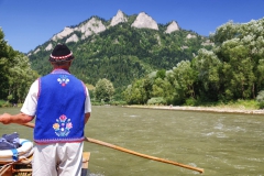 Rafting on river Dunajec, Slovakia